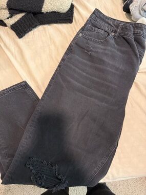 American Eagle Outfitters Men's Black Straight Jeans